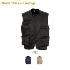 Herren Safari Weste mit