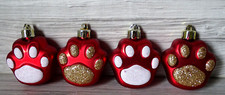 4 Christbaumkugeln-Hunde/Katze