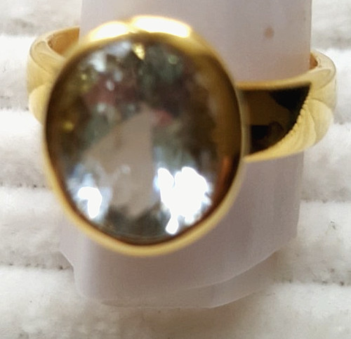 Ring aquamarin hart - aquamarin,,