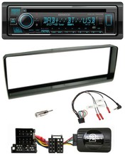 Kenwood Lenkrad Bluetooth DAB USB CD Autoradio für Alfa Romeo 156 00-01 schwarz