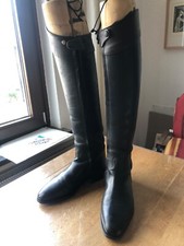 Königs Reitstiefel Gr. 10/44 H 59/54/53, W 41, Kalbsl., Turnier, s + br. Stulpe