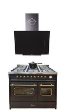 Gas Elektro Standherd 90 cm