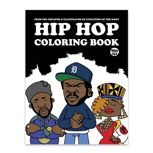 Hip hop coloring book - hop,