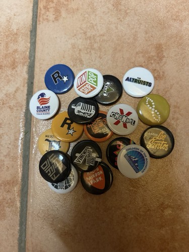 Gta pin set rockstar - v, (rockstar