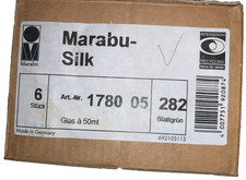 MARABU  SILK  SEIDENMALFARBE Box mit 6 Farben je 50 ml