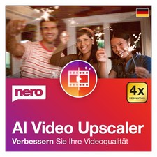 Nero AI Video Upscaler Pro | Videoqualität verbessern | KI | Rauschunterdrückung