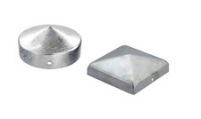 Pfostenkappe Stahl feuerverzinkt Kappe für Pfosten Zaunkappe Abdeckkappe