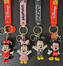 4 DISNEY SCHLÜSSELANHÄNGER MINNIE UND MICKEY MOUSE , NEU , TOP ARTIKEL 