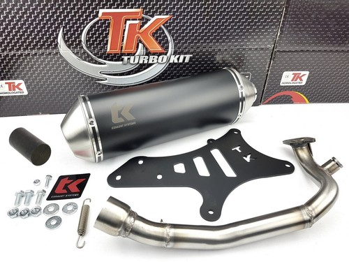 Turbo kit edelstahl auspuff - turbo,