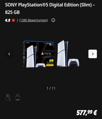 Sony ps5 slim digital edition - sony,