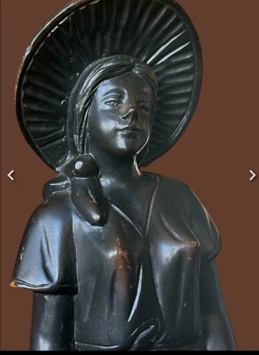 Philippinen holzfigur mädchen - holzfigur,