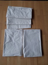 Erbelle Bettwäsche 135x200 cm 4teilig Cremefarben Baumwolle Makosatin?