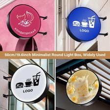 Rund 50cm LED Leuchtkasten