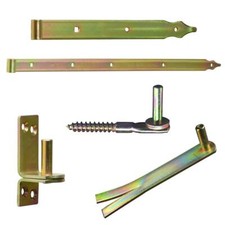 Ladenband Set Kloben Ladenbänder Torband Türband Scharnier Gartentor verzinkt