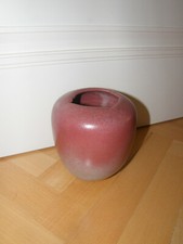 moderne Keramik Vase Tischvase Blumenvase Rosa Kunst Deko extravagant Top