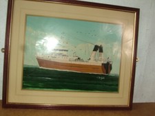 Original Ölgemälde Fischer