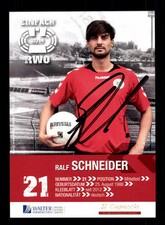 Ralf schneider autogrammkarte - ralf,