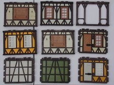 Playmobil - Fachwerk einzelne Wände - zur Ritterburg 3666 / 3667 / 3665