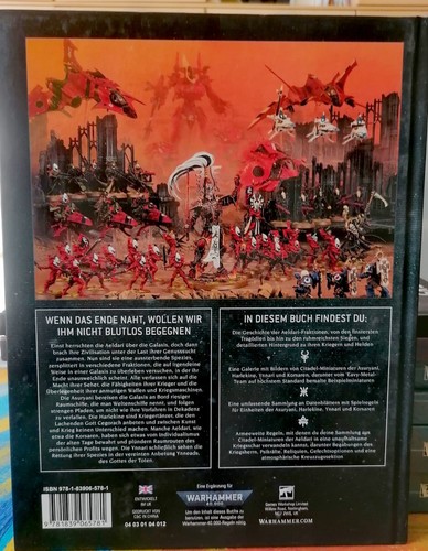 Warhammer 000 codex aeldari - 40.000,