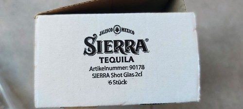 Sierra tequila shot - sierra, glas