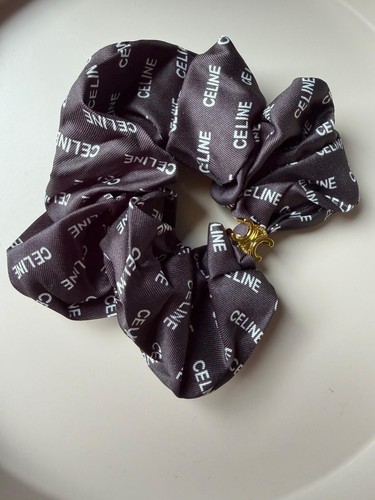 Celine scrunchie schwarz - scrunchie,