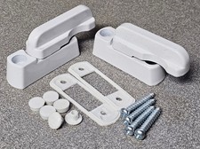 2 Stück Fenstersicherung Fensterschloss Fensterriegel Einbruchschutz NEU