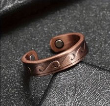 Kupfer ring mit magneten - 99,9%,