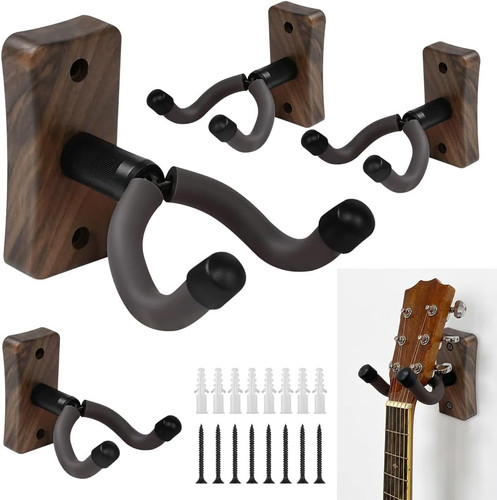 Gitarrenhalter wand holz - gitarrenhalter, 4er