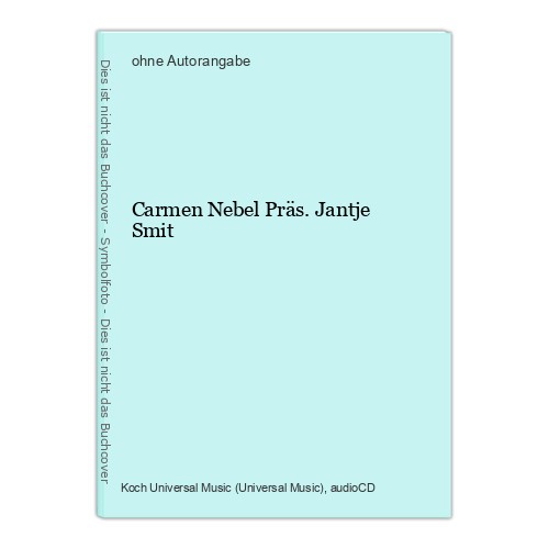Carmen nebel präs jantje - nebel,