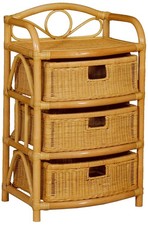 Rattan-Kommode Badregal 3