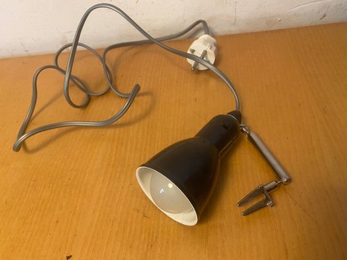 Vintage klemmlampe schwarz - vintage,