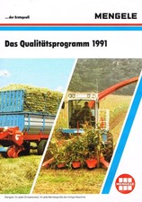 Mengele Programm 1991, orig. Prospekt