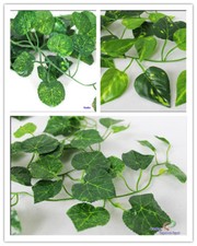 Künstliche Efeu Efeugirlande Efeuranke Kunstpflanzen ca.205cm