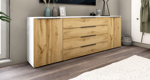 Sideboard 200 weiß - cm,