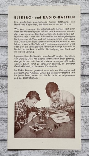 1958 elektro radio basteln - 1958,