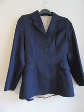 Caldene Wolljacke dunkelblau Gr. 34. HUNT - Hounds -Evening Perf"- Dressur.Dbl Vent