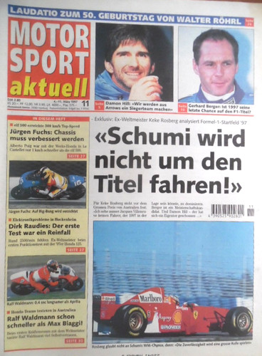 Motor sport aktuell 1997 - motor,
