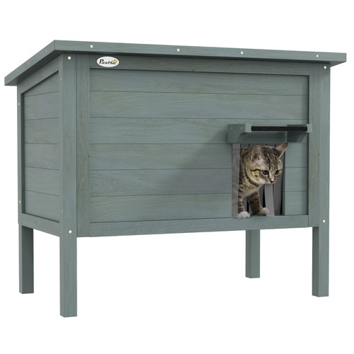 Katzenhaus aus holz - katzenhaus,