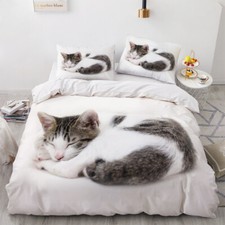 Katzen-Bettwäsche-Set