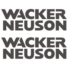 2 x WACKER NEUSON 48cm x 16cm