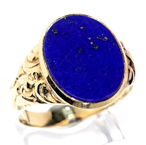 Ring gold herren lapislazuli - ring,