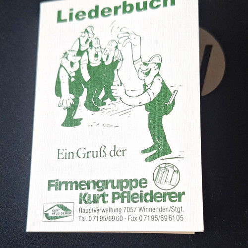 Liederbuch ein gruß - liederbuch, „ein