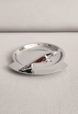 Jaguar Leaper Kühlerfigur Chrom Dekoteller/Unterstätzer - Ca. 11cm Durchmesser