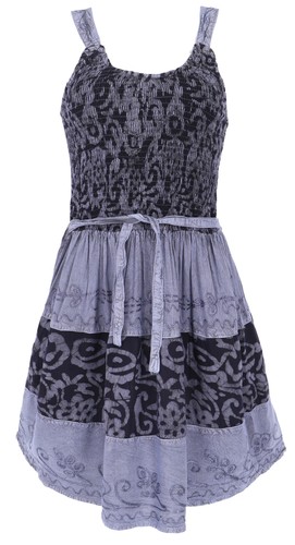 Besticktes indisches minikleid - besticktes,