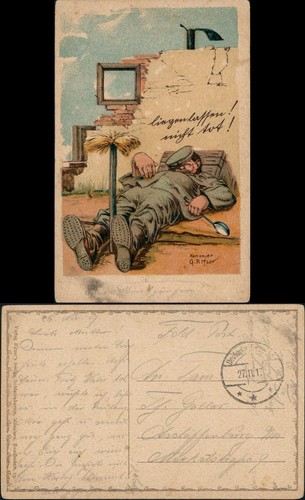 Militär scherzkarten - militär,
