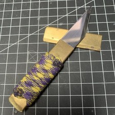 Schlankes Kiridashi mit Messing-Scheide. Brass, Japanese EDC & Work knife Messer