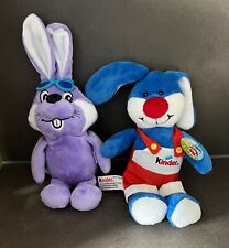 ‼️⭐️ 2 x Plüsch Hase Milka + Kinder Schokolade Osterhase Ostern 30 cm Stofftier