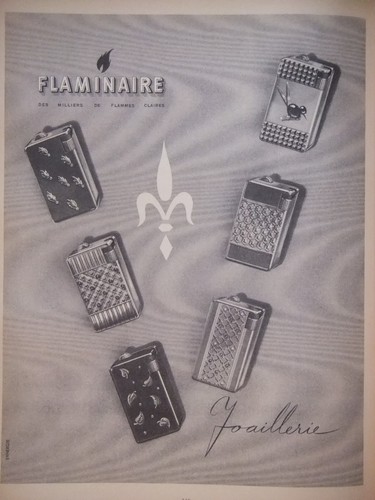 Werbung 1952 feuerzeuge - werbung,
