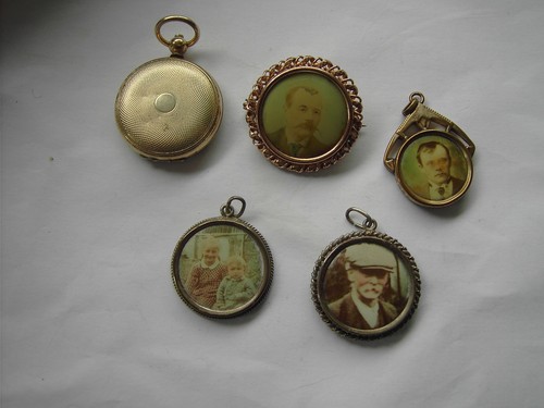 Antike brosche fotobrosche - ,