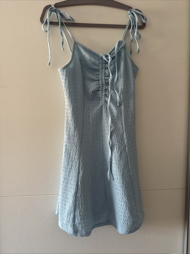 Baby blaues minikleid - blaues,